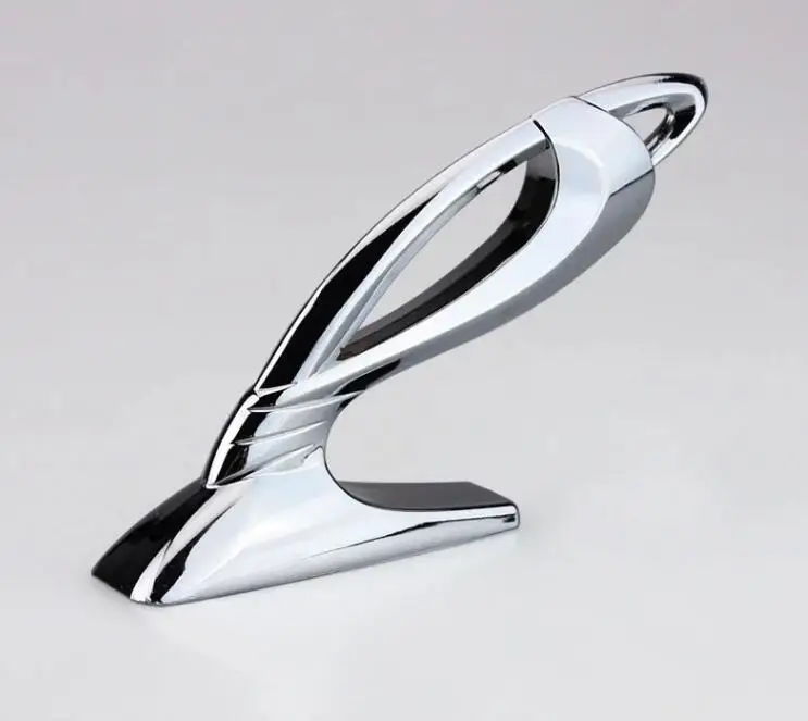 Sliver Автомобильные аксессуары передний капот эмблема хромированная наклейка украшение для JP Mercedes Benz Dodge Jeep Skoda Toyota Audi Honda Land Rover - Название цвета: Sliver