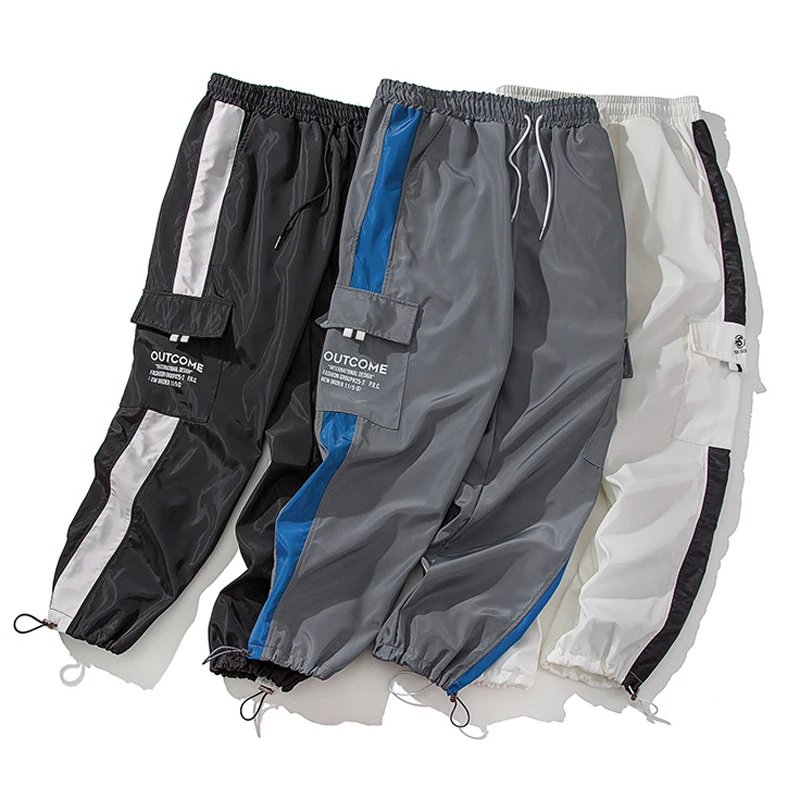 Брюки April MOMO мужские тонкие хлопок приталенные Модные свободные повседневные