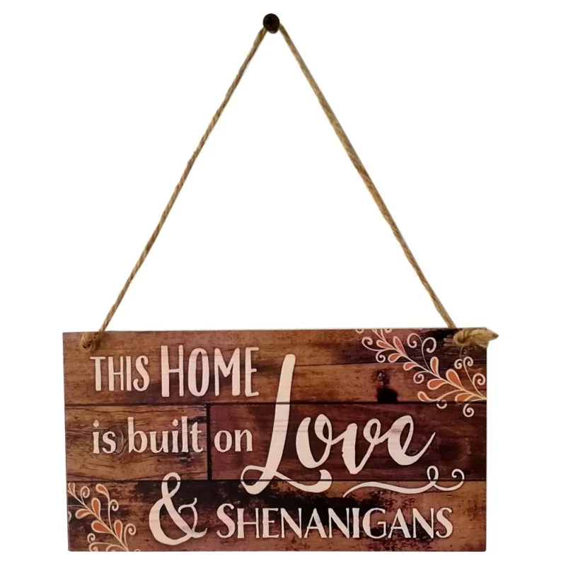Funny Wooden Hanging Plaque Sign Memorial Wedding Engagement Board remembrance sign Accessory | Дом и сад