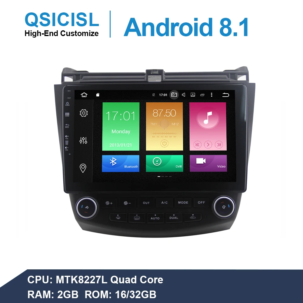 Ips 10 1 &quotAndroid 8 автомобильный Радио мультимедийный плеер для Honda Accord 7 era 2004 2007