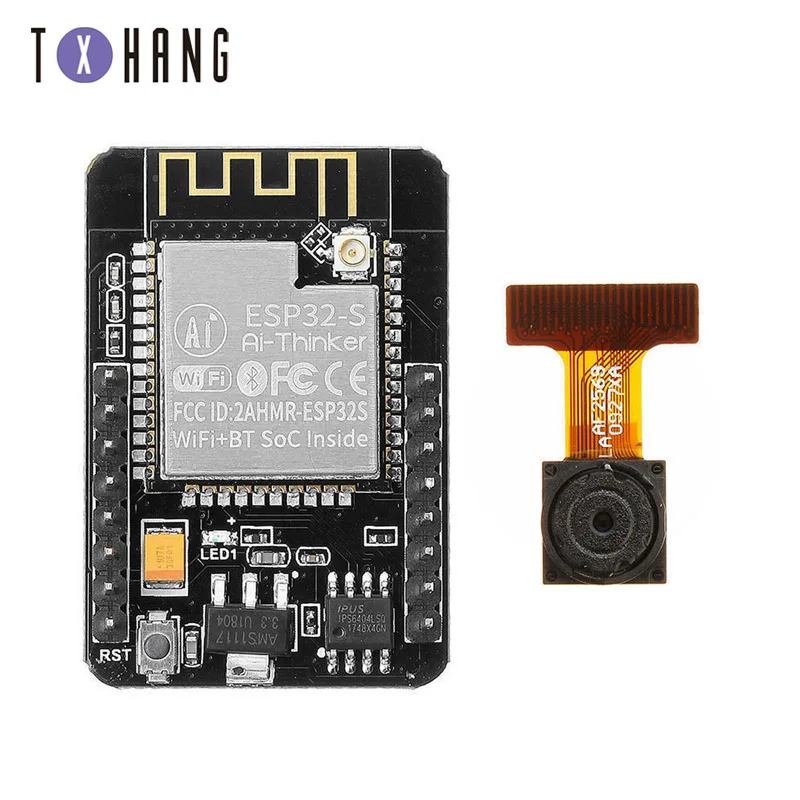 ESP32-CAM ESP-32S WiFi Module ESP32 serial to CAM Development Board 5V Bluetooth with OV2640 Camera | Электронные компоненты и