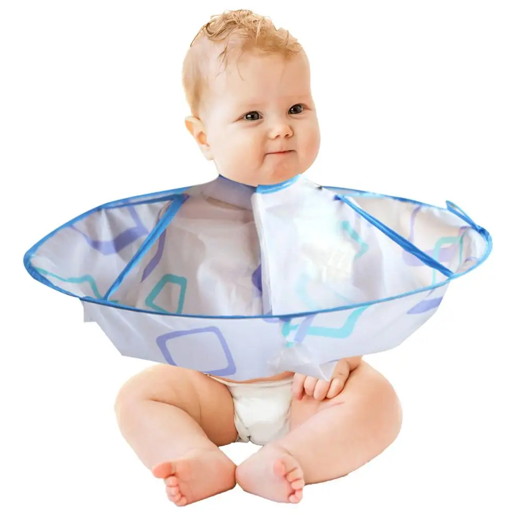 Детский фартук для парикмахерской стрижки волос накидка с цветочным рисунком