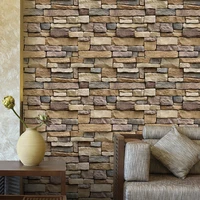 3d stone brick wall sticker wallpaper pvc waterproof self adhesive wall paper kitchen bedroom living room tv backdrop home decor