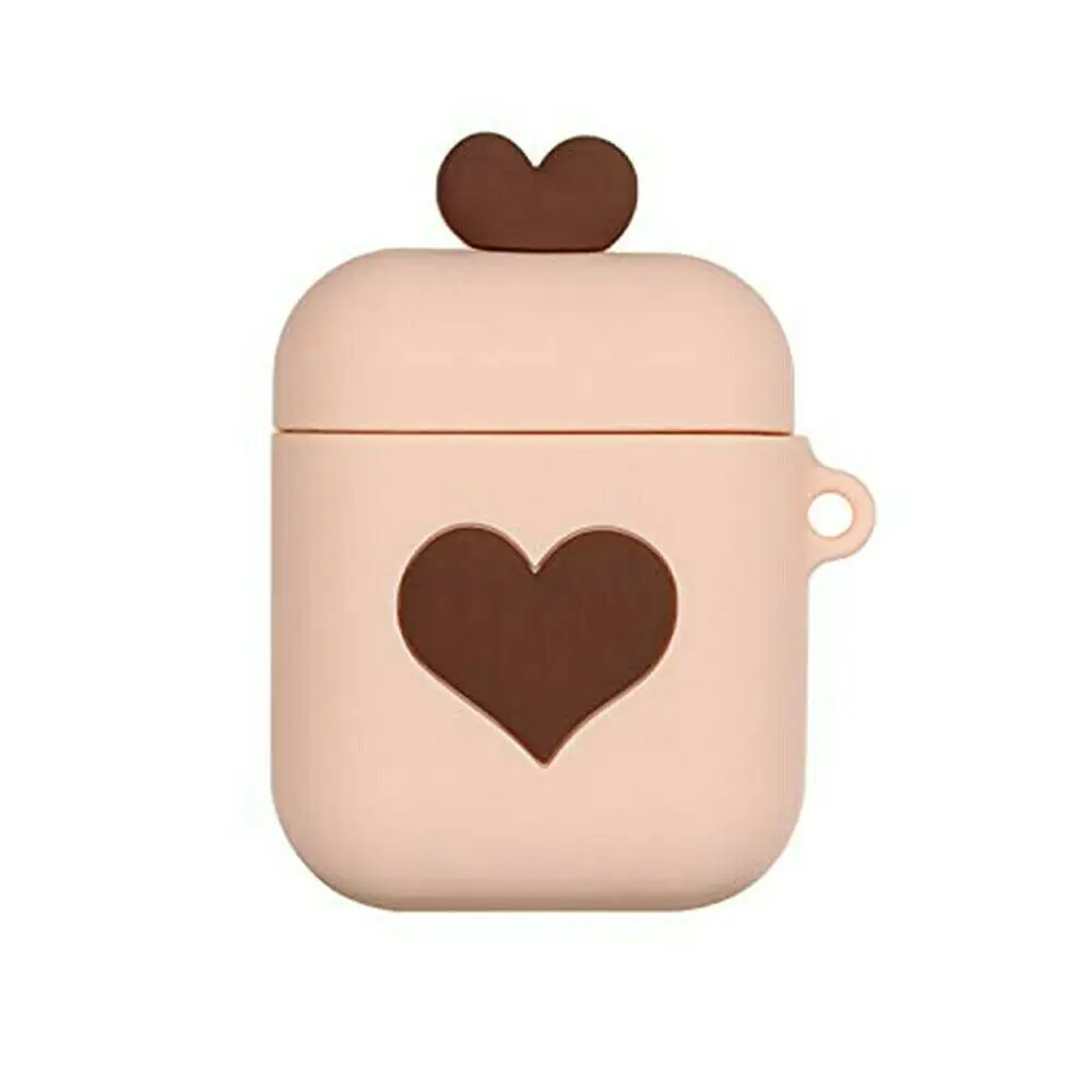 8 For Apple AirPods Silicone Charging Headphones Cases 3D Cartoon Wireless Bluetooth Earphone Case For Airpods Protective Cover - Цвет: 8
