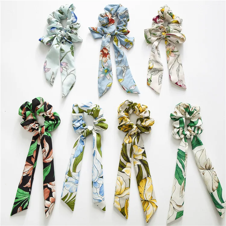 Квадратные банданы шарфы для волос женские ободки девочек с бантом| |