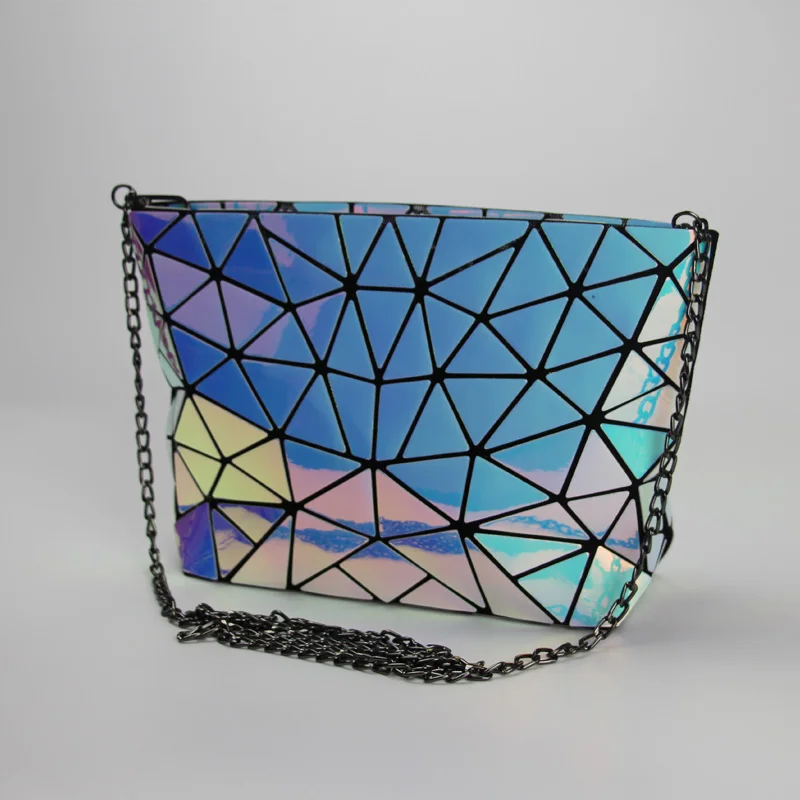 2021 модные женские сумки на плечо с цепочкой Дамский Мини клатч геометрическим