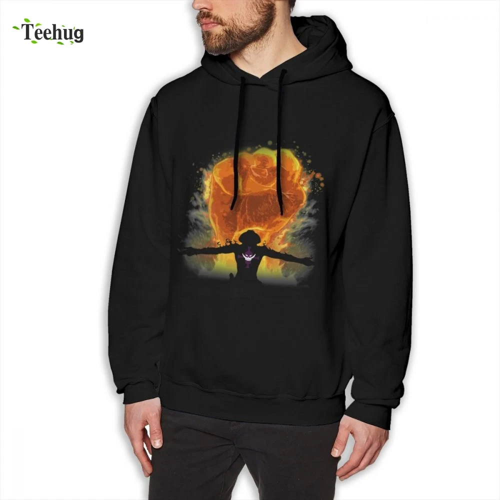Ace One piece Long Sleeve For Male Fashion Streetwear Tee O-neck