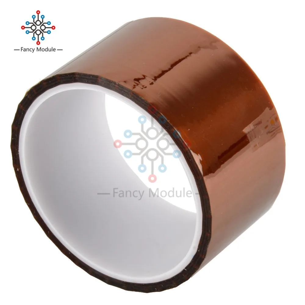 50mm 100ft One-side Self-adhesive Heat Resistant Polyimide Tape High Temperature Adhesive Insulation for BGA PCB SMT Solder | Инструменты