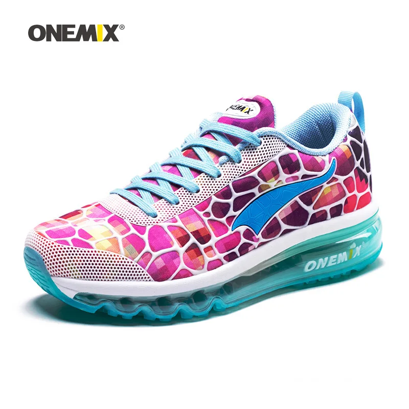 ONEMIX женская обувь для бега для женщин Max Cushion спортивные кроссовки для спортзала для девочек красочные Zapatillas спортивные уличные Прогулочные кроссовки