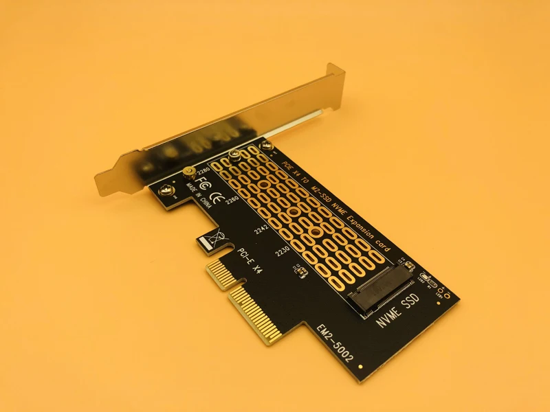 Новинка PCIE M2 Riser Card PCI E Express 3 0 X4 к NVMe M.2 M ключ NGFF SSD адаптер Поддержка 2230 2242 2260 2280