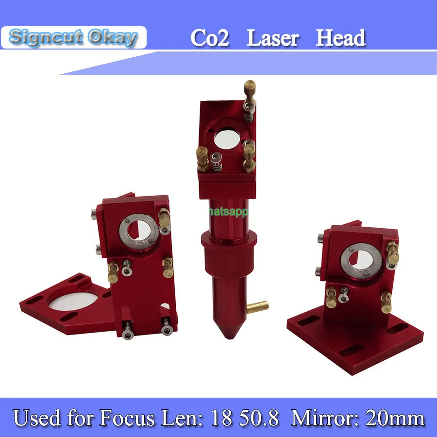 Three Color CO2 Laser Head Set / Reflection Mirror Mount + for Engraving Cutting Machine | Инструменты