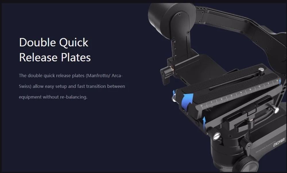 Zhiyun Weebill лаборатории 3-осевой Ручной Стабилизатор для sony A9 a6300 Panasonic беззеркальных камер, Zhiyun WEEBILL портативный монопод с шарнирным замком