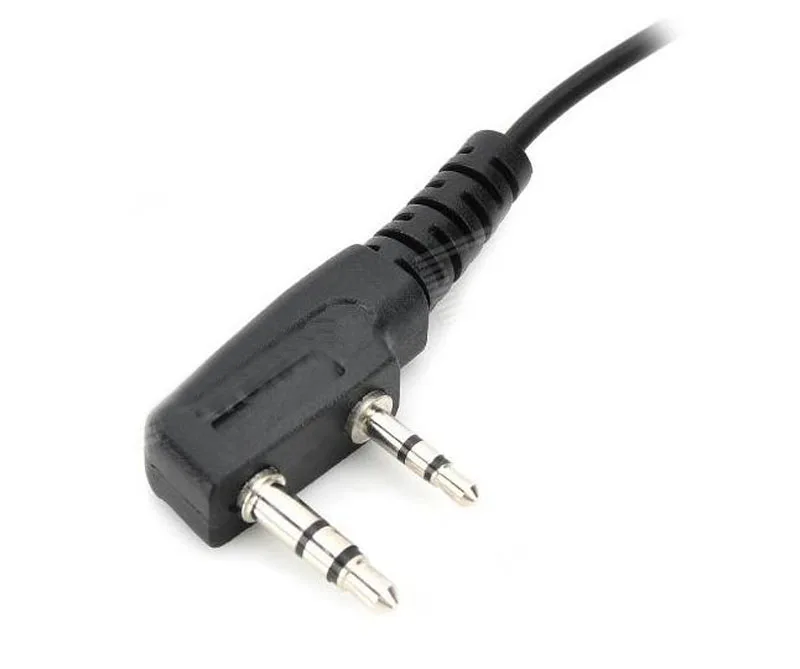 На Banggood K-TYPE Plug Handsfree черные гибкие наушники с микрофоном для двойного радио Baofeng UV5R UV-5R Kenwood Walkie Talkie
