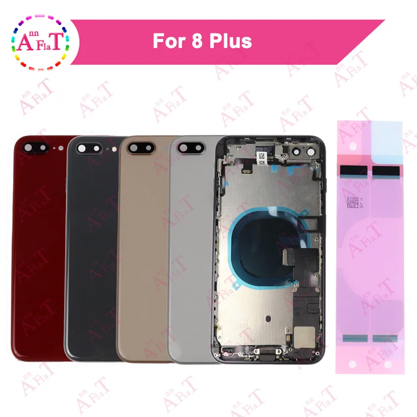 Для iphone 8 8G или 8 Plus X задняя средняя рамка Шасси Полный корпус сборка крышка батареи корпус с гибким кабелем