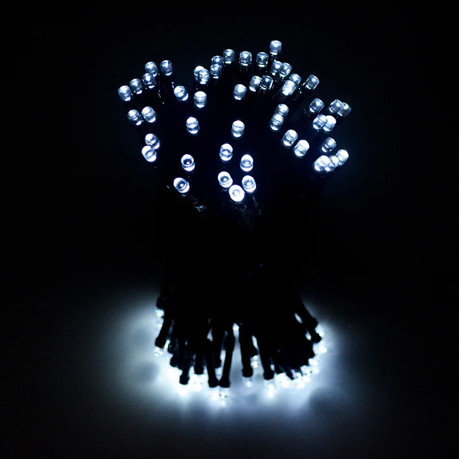 Водонепроницаемая гирлянсветильник на солнечной батарее 8 режимов 22 м 200