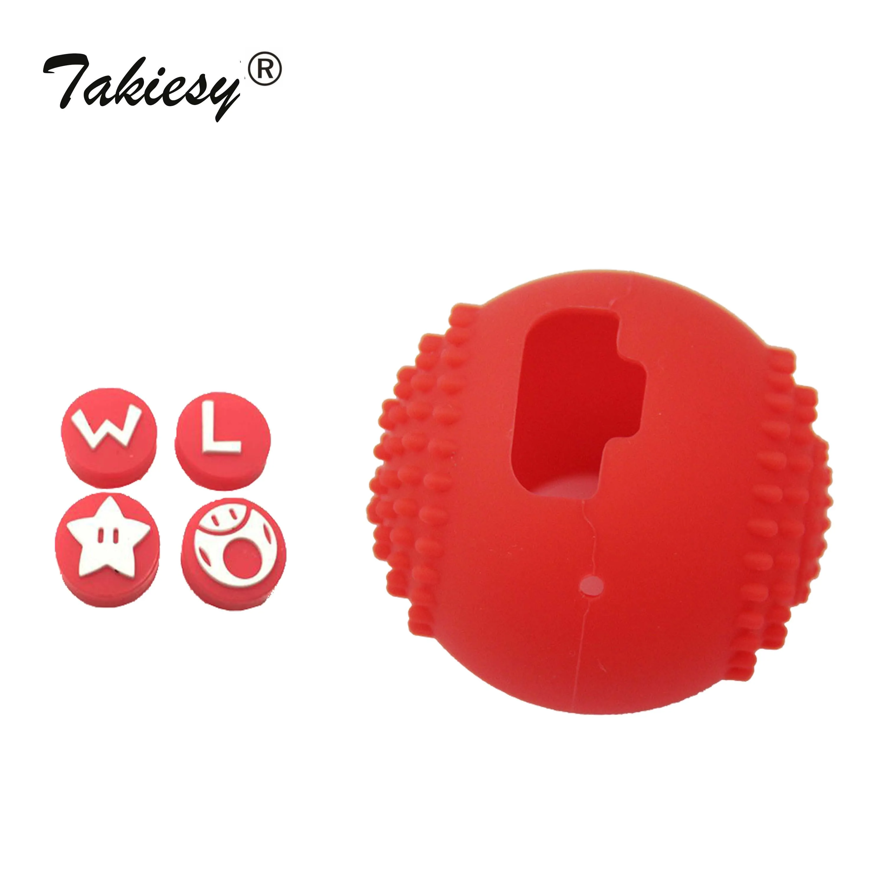 Thumb Stick Grips Cap + Silicone Cover Case для игрового контроллера Nintend Switch NS Pokemon Poke ball Plus Pokeball.