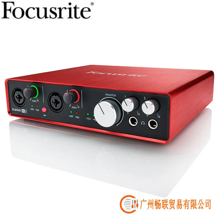 Focusrite Scarlett 6i6 второго поколения профессиональный аранжировщик Дубляж запись USB звуковая карта