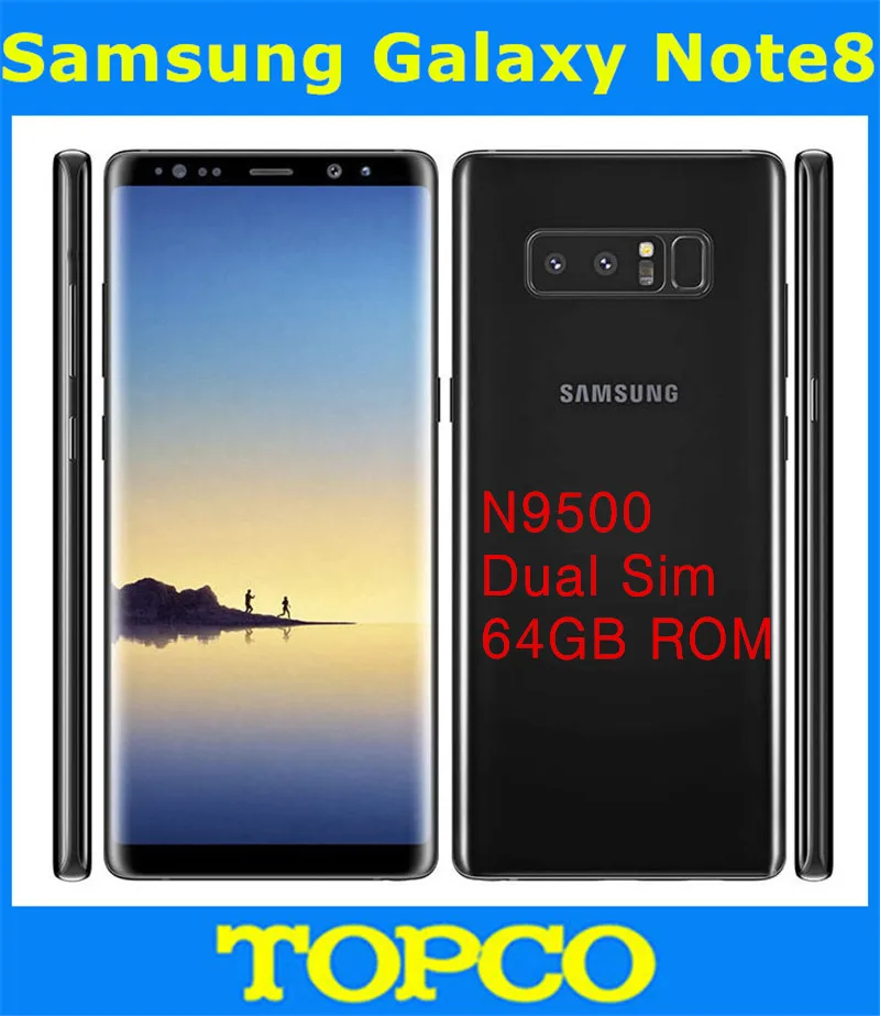 Samsung Galaxy Note8 Note 8 N9500 две sim карты разблокированный 4G LTE Android телефон Восьмиядерный 6 3
