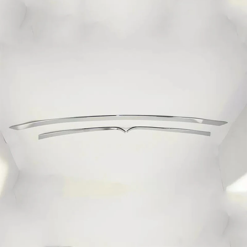 Автомобильные аксессуары внешний ABS Хром передний бампер Противоскользящий