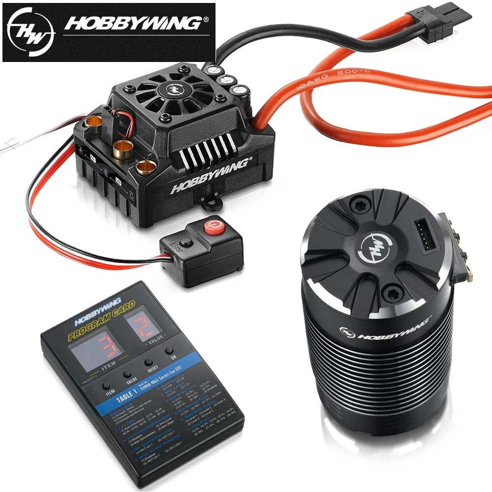 Hobbywing EzRun Max8 v3 150A водонепроницаемый бесщеточный ESC T/TRX штекер+ 4268 KV2600 мотор+ светодиодный программатор для 1/8 RC автомобиля грузовика