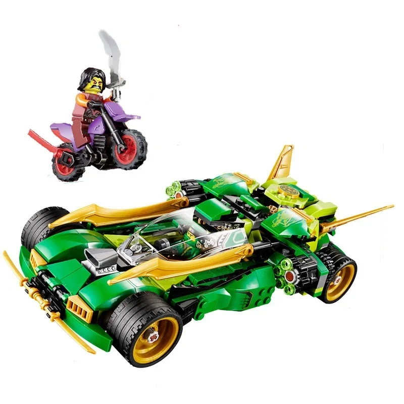 PIP игры 2018 ниндзя Ллойд автомобиль 425 + шт DIY Building Block Legoed модели гоночных