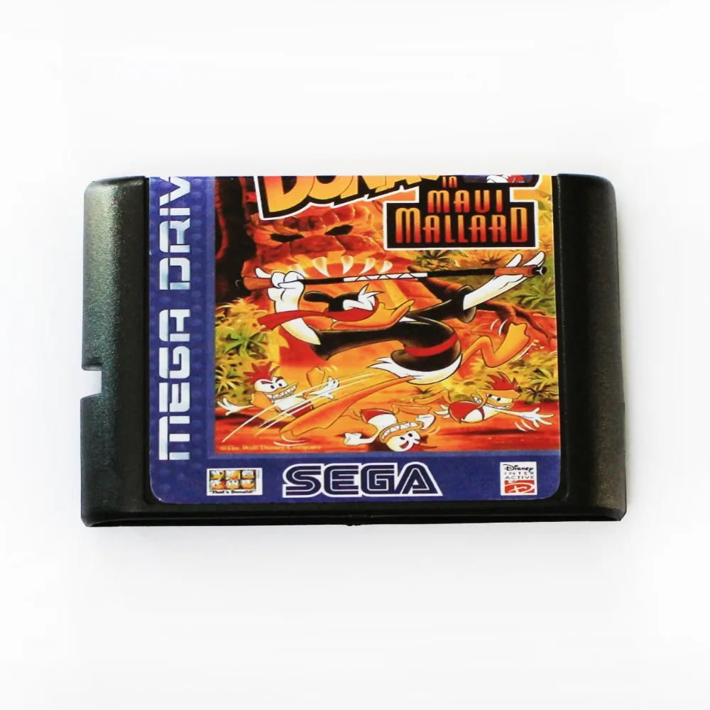 Карточка для игры Дональд ин маай Маллард 16 бит MD Sega Mega Drive SEGA Genesis|game card sega|mega drive