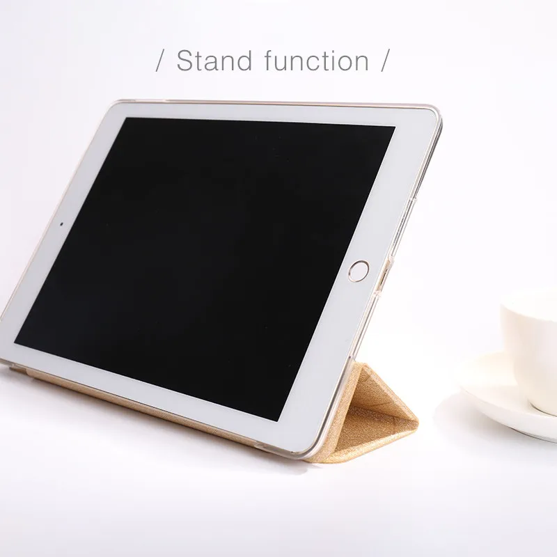 Для iPad чехол 9,7 модель планшет MOFi кожа для iPad 9,7 дюймов Чехол Флип Пробуждение сна прозрачный жесткий Стенд роскошный