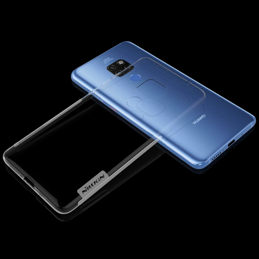 TPU чехол для huawei mate 20 6,53 дюймов Nillkin натуральный прозрачный мягкий Кремний Мягкий чехол huawei mate 20 чехол