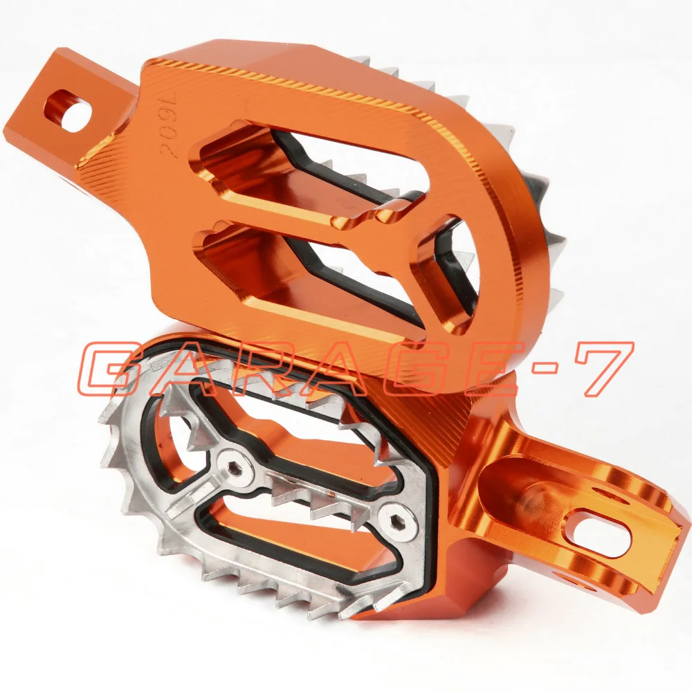 Мотокросса острые зубы гоночные Подножки для KTM Freeride 250F 250 F 250Freeride 2018 CNC Dirt Bike