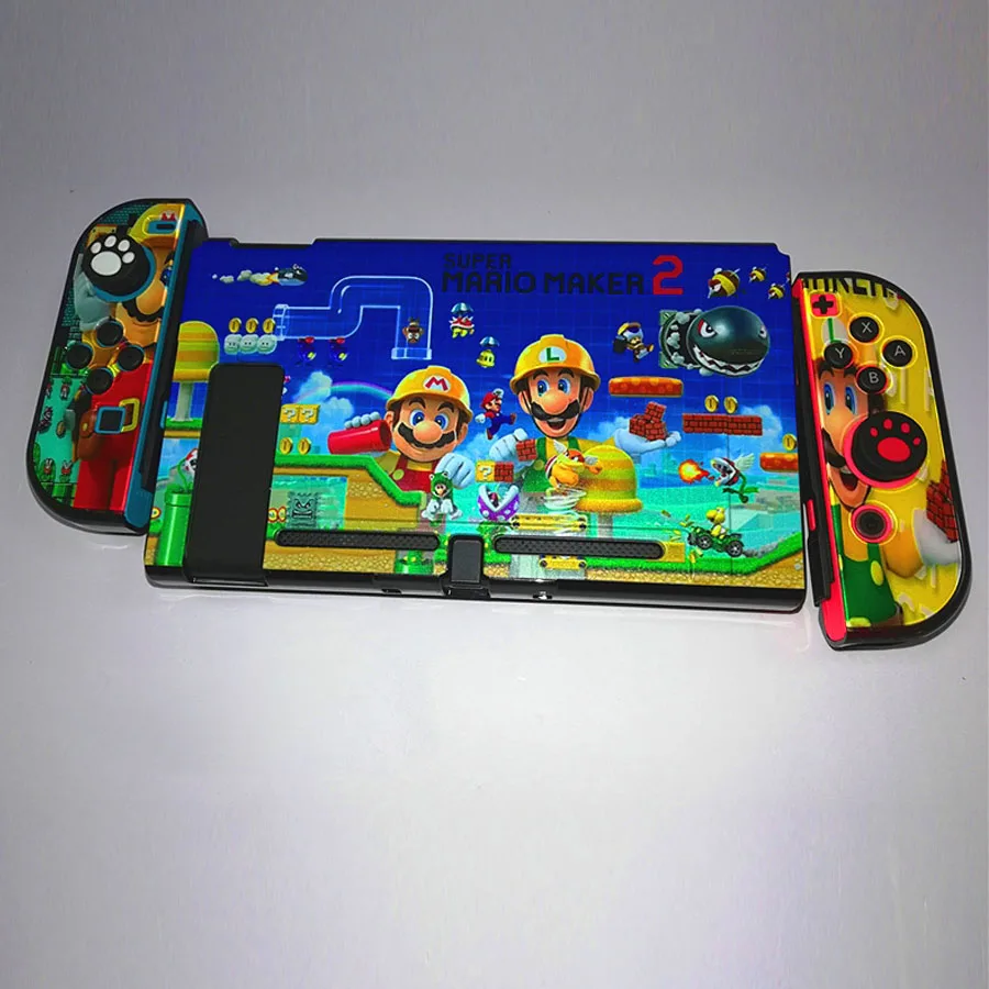 Nintendo Switch с цветным рисунком, жеская защитка закрепляемые Крышка корпуса чехол для Nintend NS консолью коммутатора& Joy-Con для Nintendo Switch