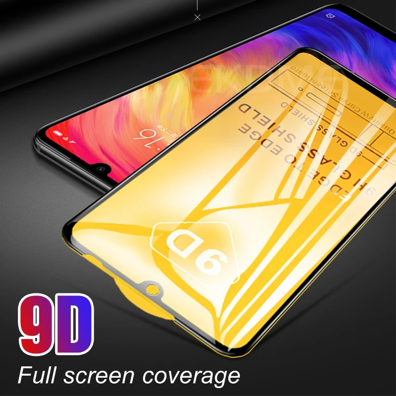 9D Защитная пленка для Xiaomi Mi8 полное покрытие экрана Mi 8 Lite Полное черная