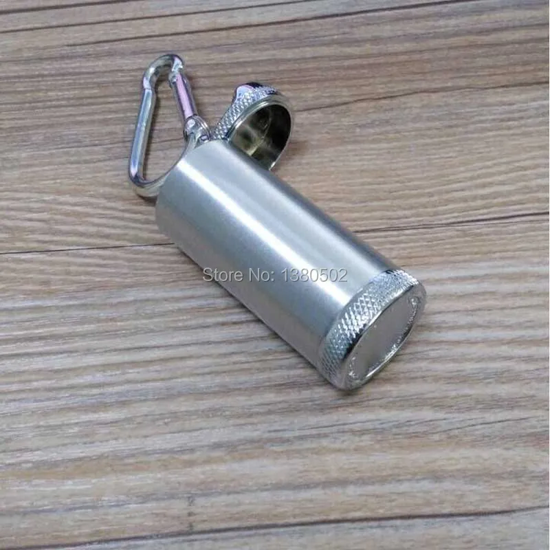 New Listing Top Grade Silver Color Pocket Portable Smokeless Windproof Ashtray With Carabiner For Outdoor | Дом и сад