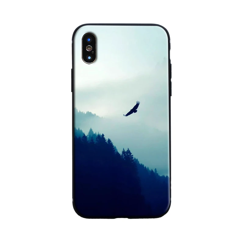 Чехол для телефона для iPhone 8 7 Plus, задняя крышка для iPhone X XS XR XS Max 7 6 6S Plus 5, мягкий силиконовый чехол s Coque