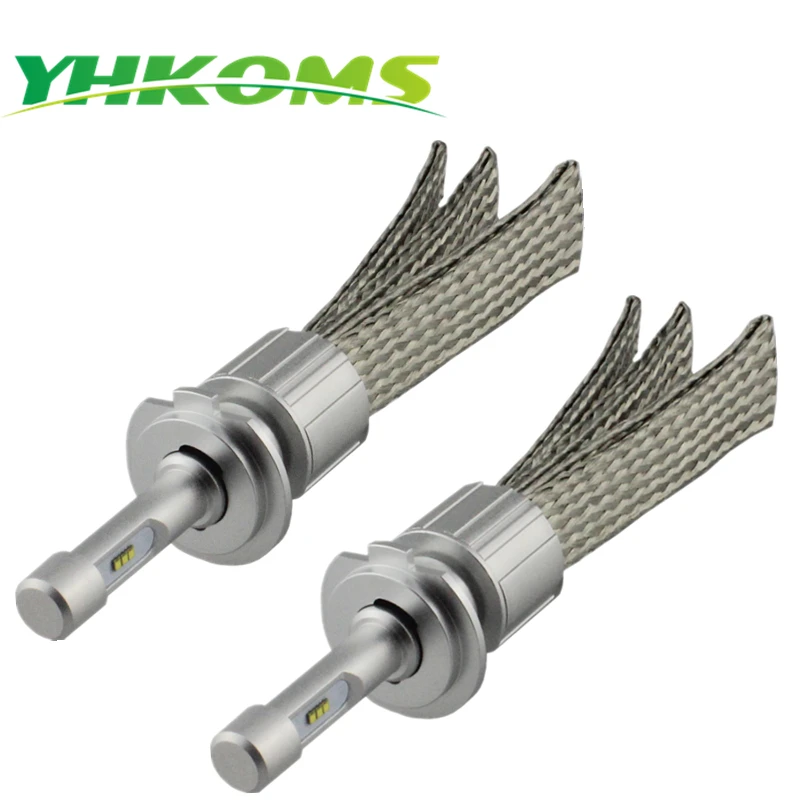 YHKOMS H7 светодиодный H4 автомобильный головной светильник H8 H9 H11 9005 HB3 9006 HB4 H1 H3 лампа