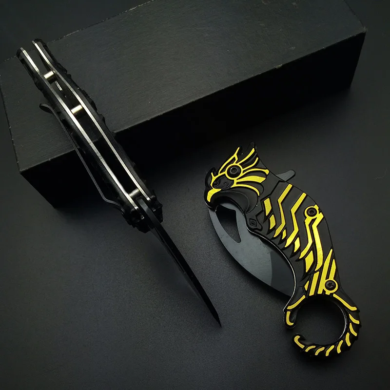 4 стиля орлиные глаза Karambits тактический нож 440 нержавеющая клинок в форме клешни крышка ручка карманный нож Средство для выживания на открытом воздухе подарок EDC