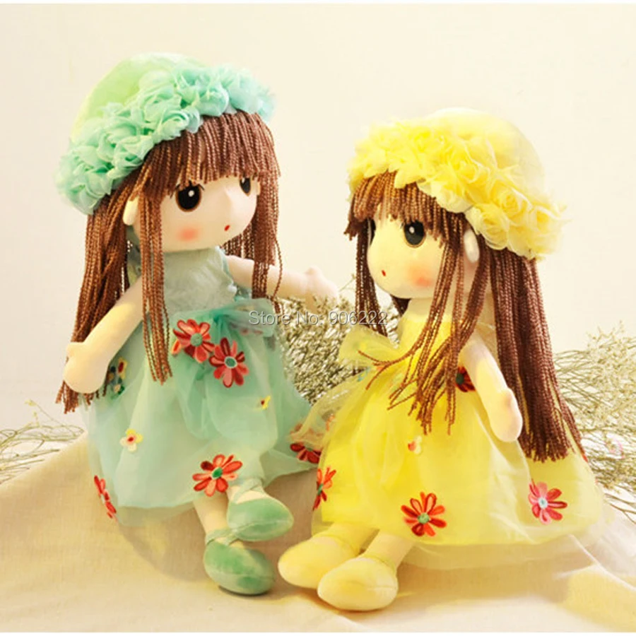 45 см Трикотажная юбка принцессы Куклы плюшевые Игрушечные лошадки Цветочная фея