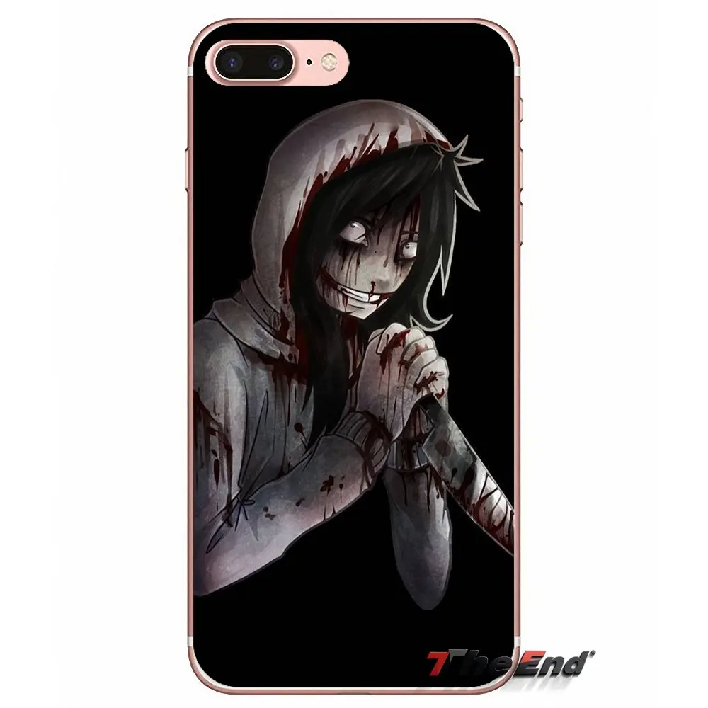 Мягкий чехол для HTC One M7 M8 A9 M9 M10 E9 Plus Desire 630 530 626 628 816 820 Motorola G G2 G3 Jeff the killer Animation|case a|case