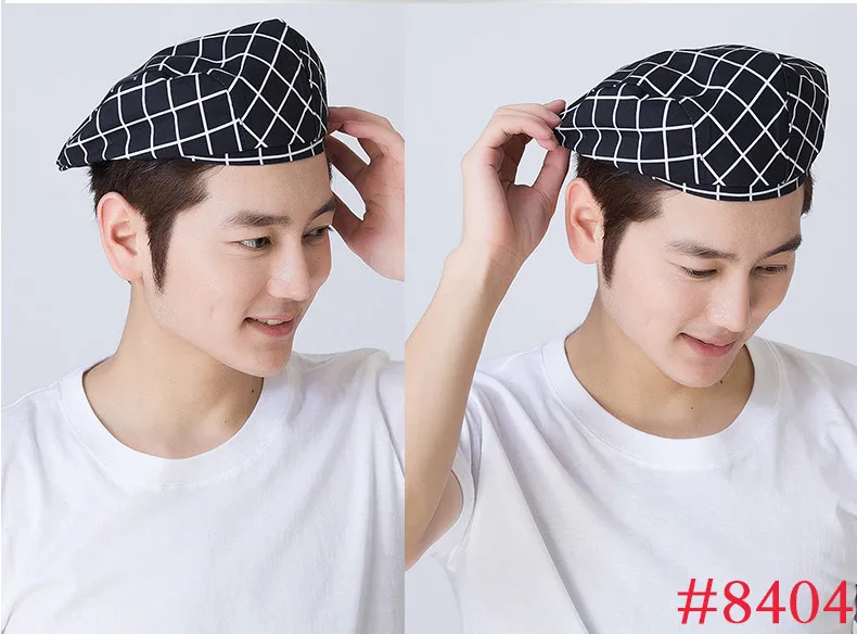 2017 Распродажа Новая саржевая Мужская хлопчатобумажная форма шеф-повара кепка