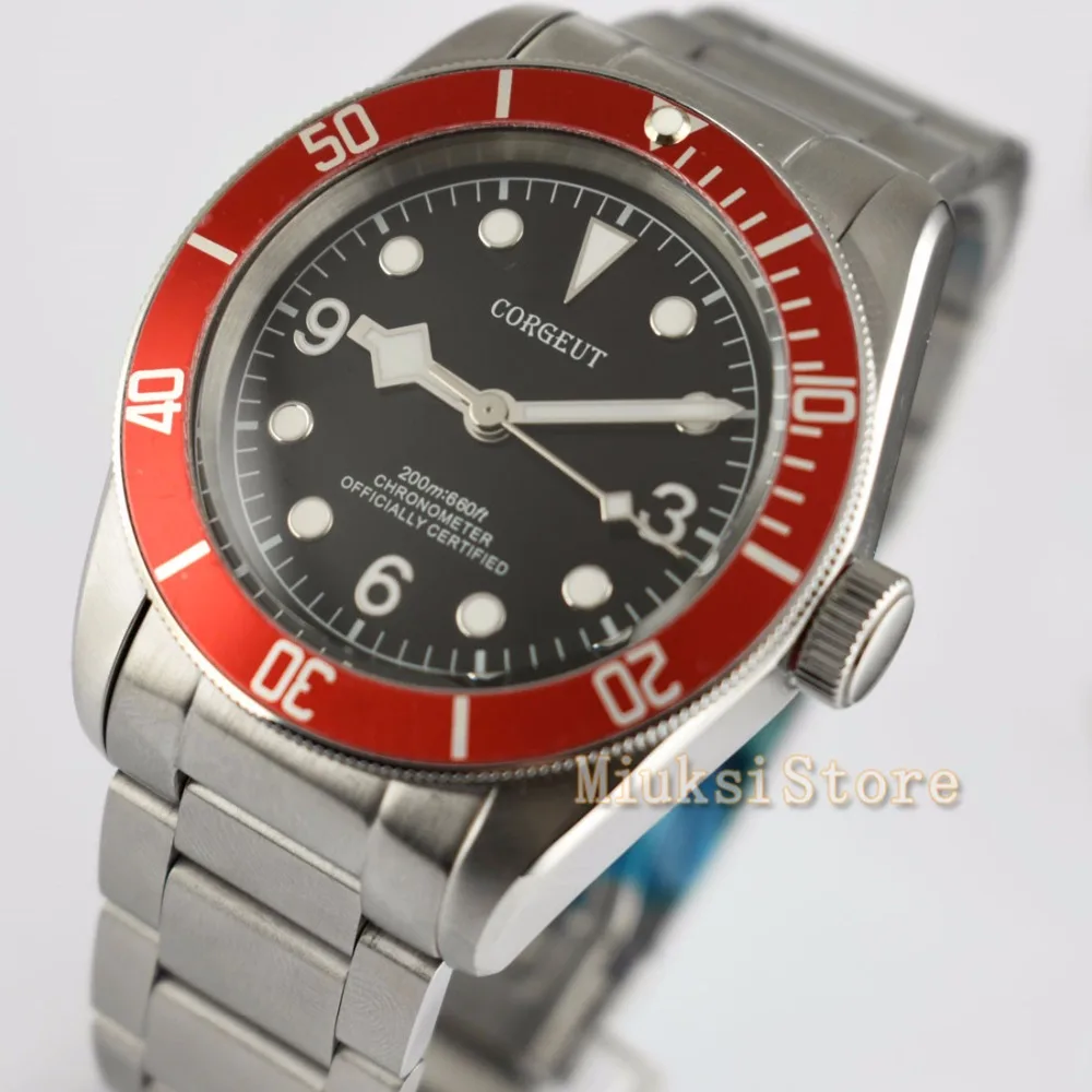 41 мм Автоматическая Дата relogio masculino Inoxydable Cas Cuir Bande montre поверенный браслет hommes Mode