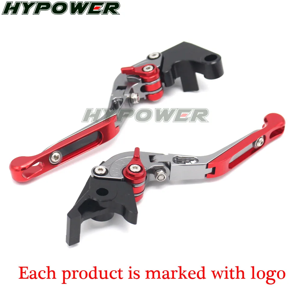 Red Titanium Для Honda серебряное крыло GT 400 600 2001- GT400 GT600 мотоцикл складной выдвижные ЧПУ мото регулируемые сцепления тормозные рычаги - Цвет: Red Titanium