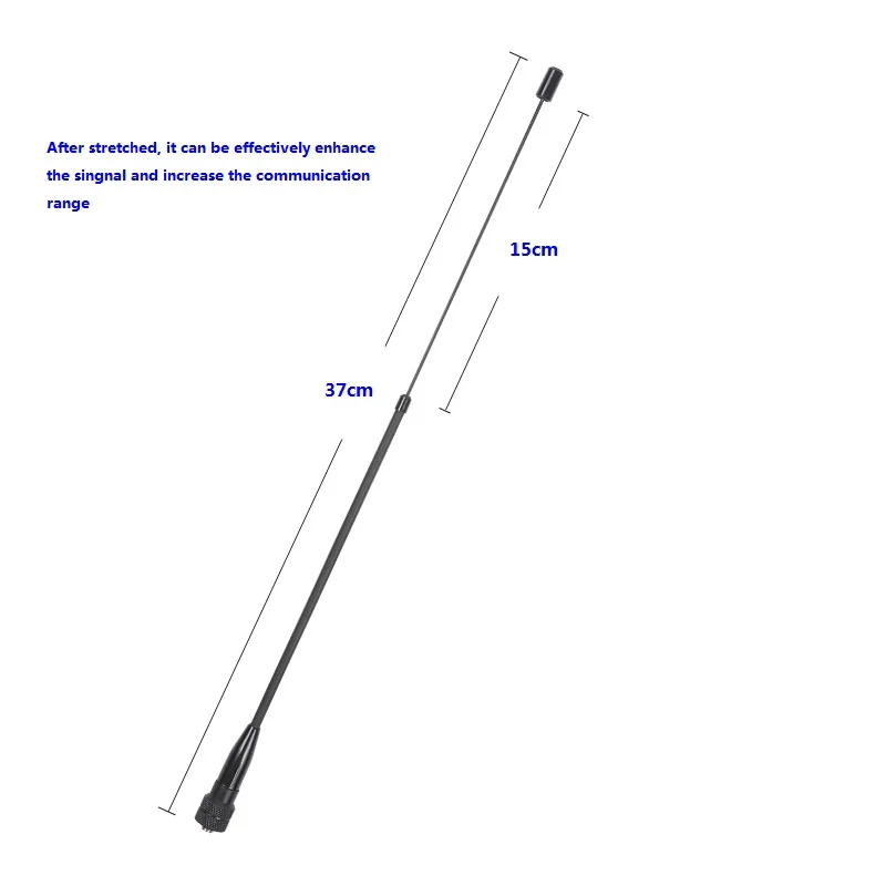 PHD 669C телескопическая мягкая SMA Женская антенна для BAOFENG BF 888s UV82 Walkie Talkie Accessories