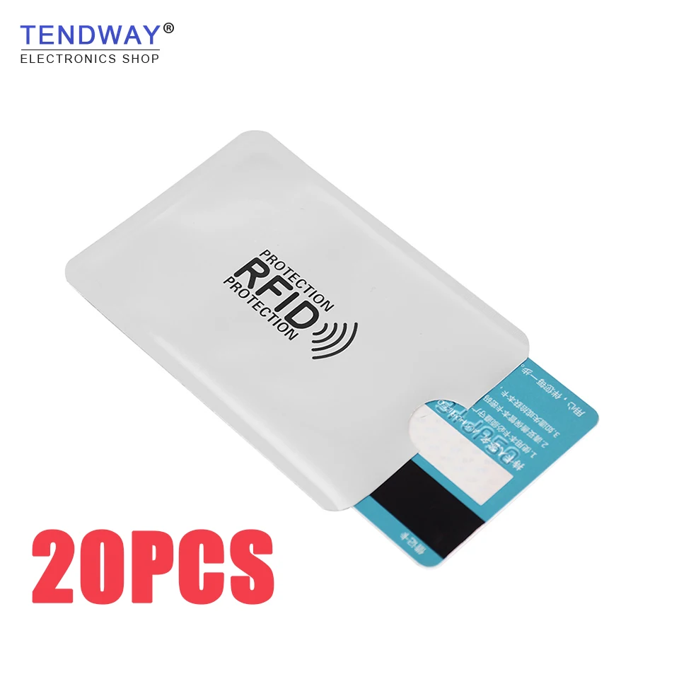 Защитный чехол Tendway для карт с защитой от кражи и Rfid 20 шт.|Наборы инструментов
