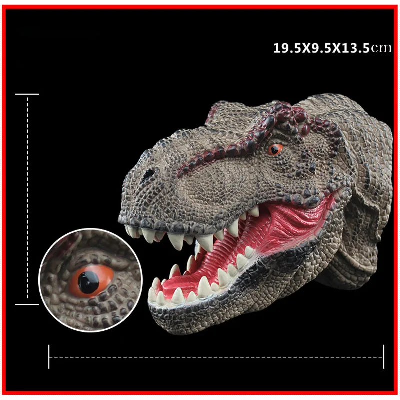 Детские маскарадные игрушки эмалированные дикие животные и динозавры мягкая