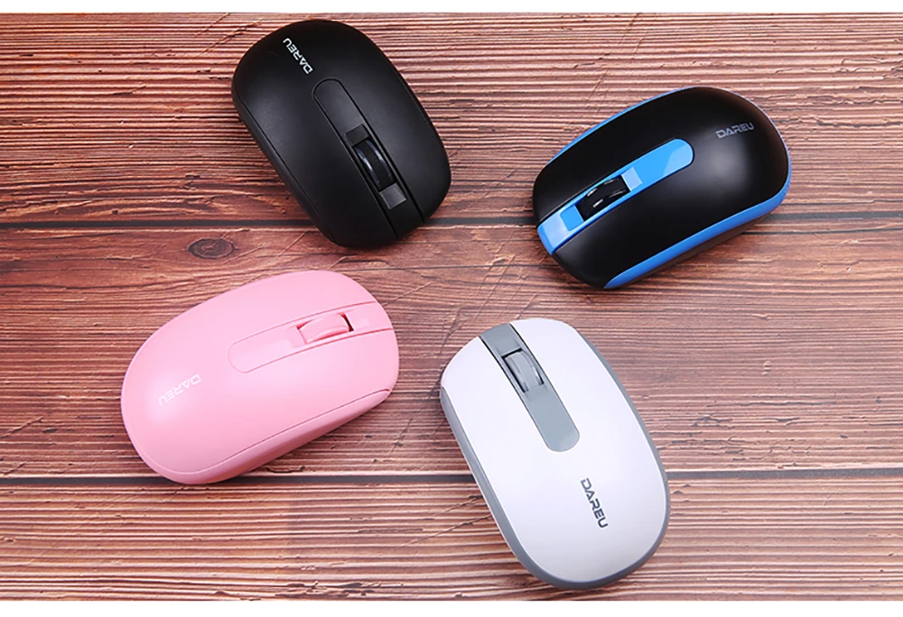 Оригинальная беспроводная мышь Dareu LM105G, офисная, легкая, настольная, для ноутбука, удобная мышь 2,4 ГГц, беспроводная оптическая мышь