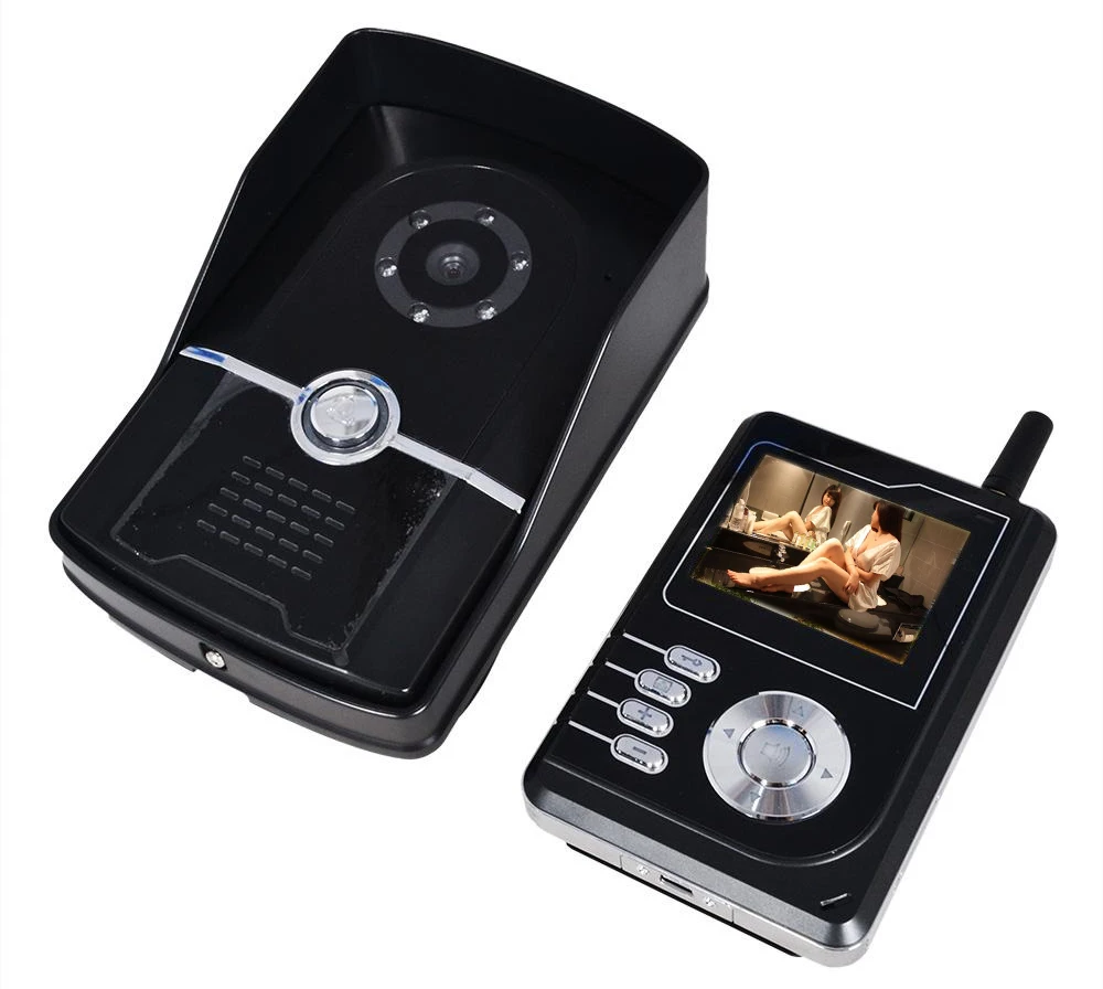 Беспроводная Водонепроницаемая видеокамера с экраном 2 4 дюйма|intercom video|video