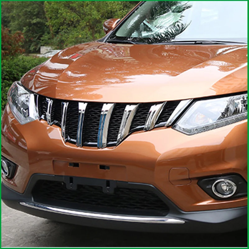 Для Nissan X Trail Rogue T32 2014 2015 2016 передний бампер сетчатая решетка Вокруг отделки