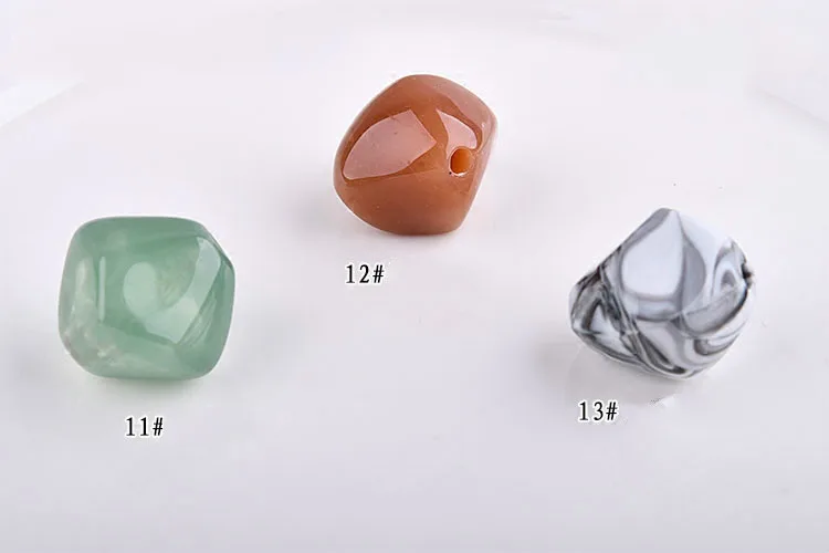 Аксессуары сделай сам Имитация бирюзы нефрита смолы цилиндрические серьги