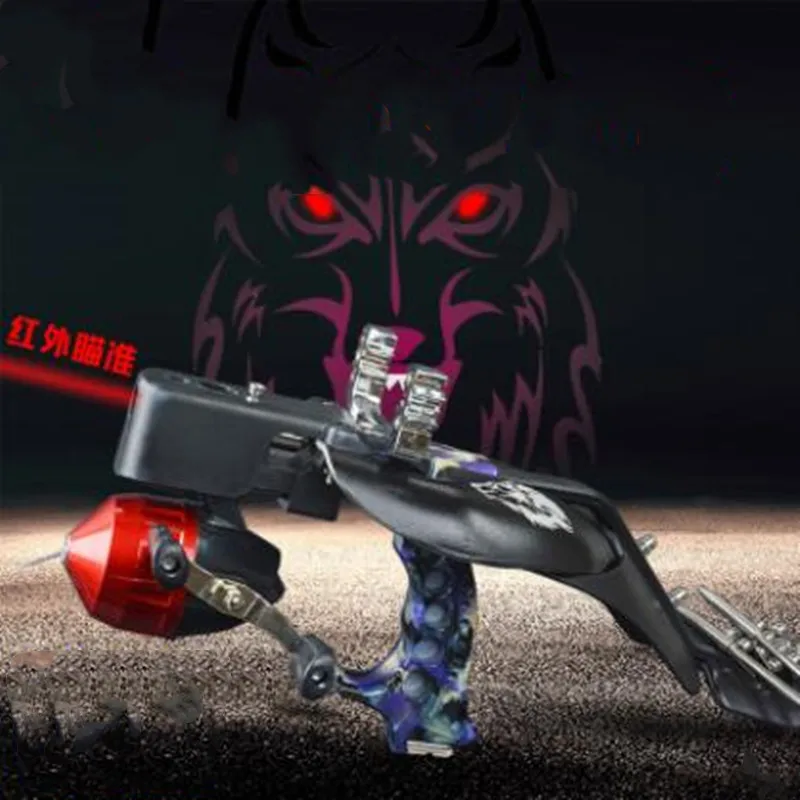 Рогатка для стрельбы из нержавеющей стали лазерная точность рогатки стрельба