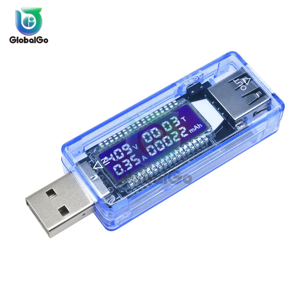 USB тестер емкости и напряжения тока определитель зарядного устройства