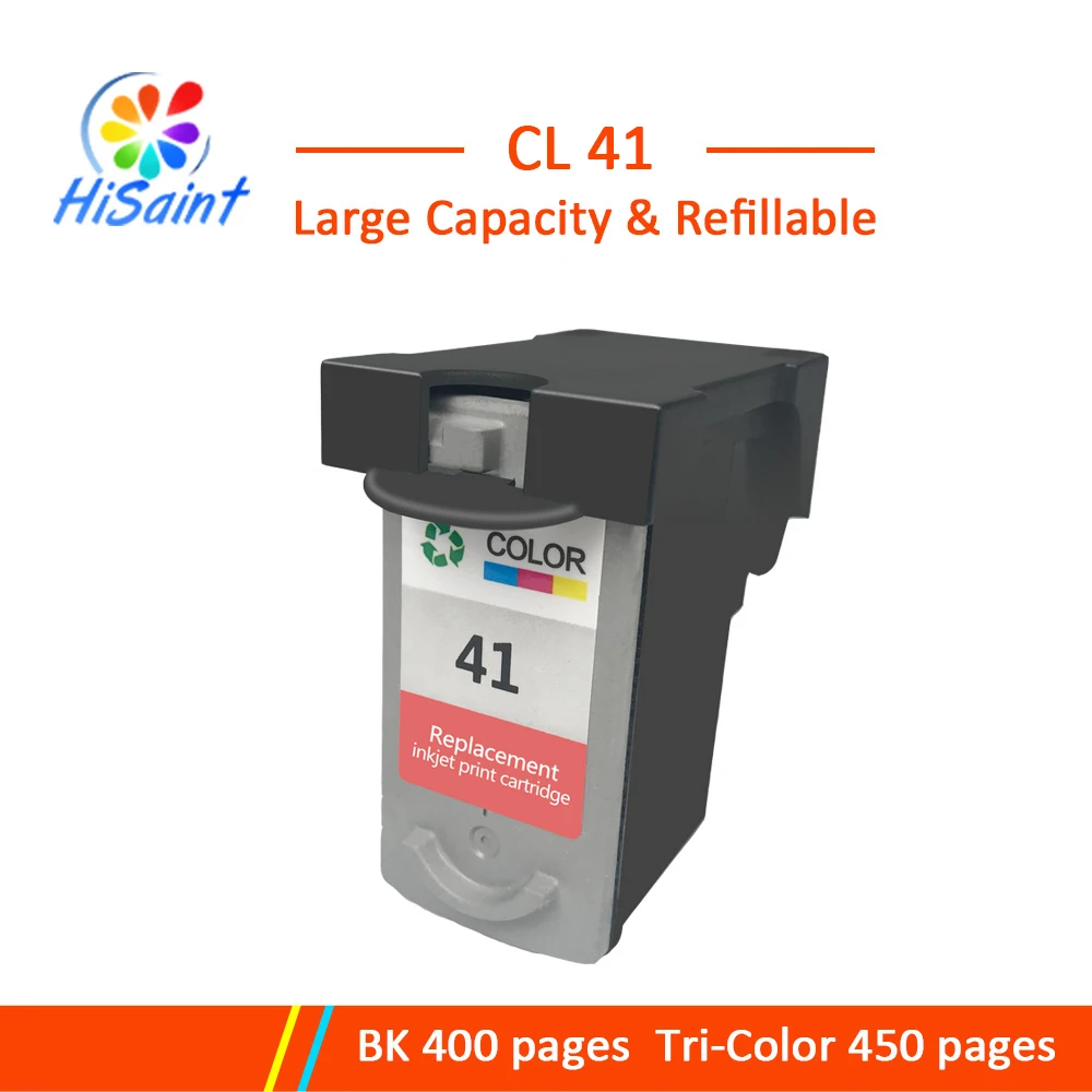 Чернильный картридж Hisaint CL41 для Canon цветной PIXMA iP1200 iP1300 iP1600 iP1700 iP1800 iP2200 iP2400 iP2600|canon